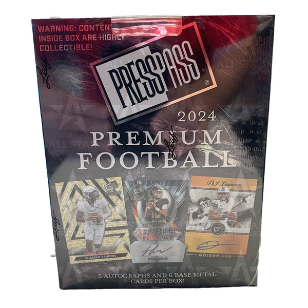 2024 Press Pass Premium Football Hobby Box