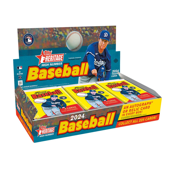 2024 Topps Heritage High Number Baseball Hobby - 12 Box Case