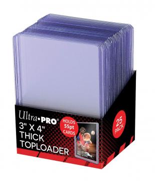 Ultra Pro Top Loaders 55pt 25ct Pack